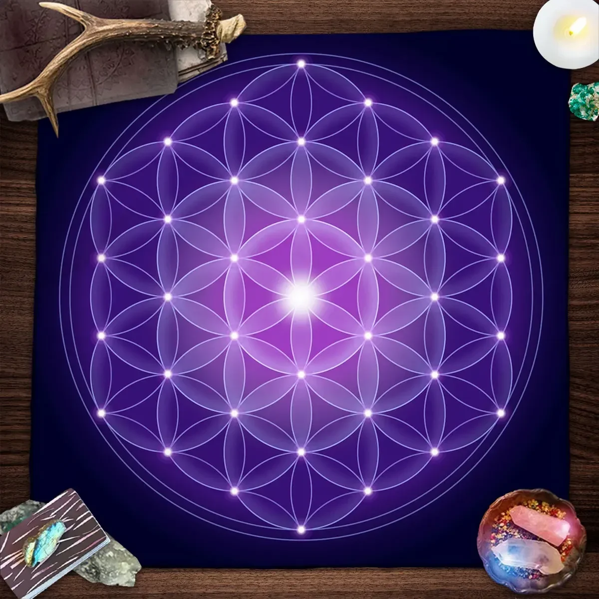 Mandala Flower Of Life Tarot T – обзор и цена Galaxy Home Textiles