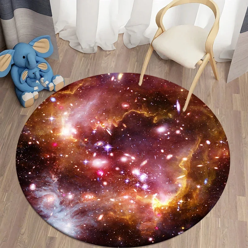 Galaxy Round Rug Universe Spac – обзор и цена Galaxy Home Textiles