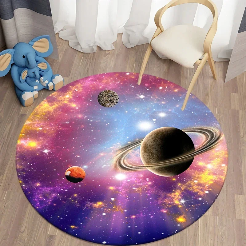 Galaxy Round Rug Universe Spac – обзор и цена Galaxy Home Textiles