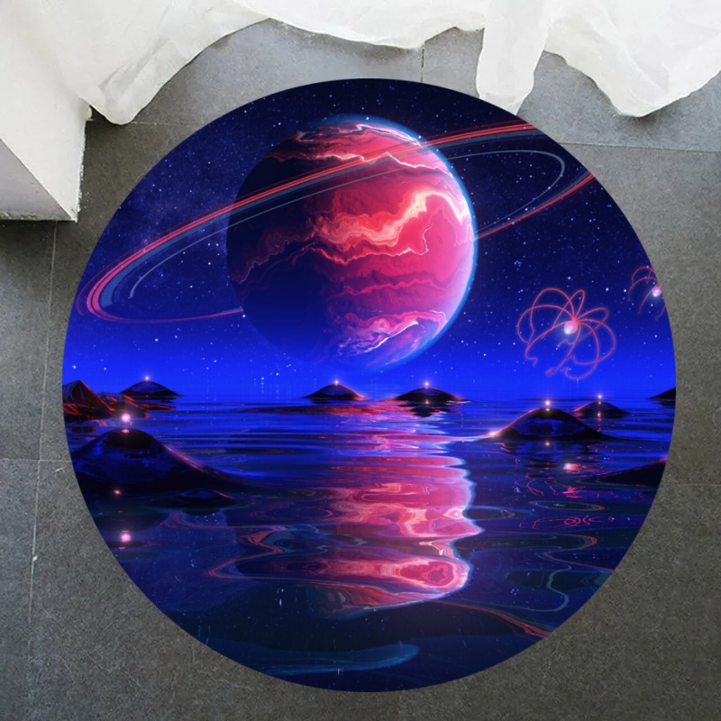 Galaxy Round Rug Universe Spac – обзор и цена Galaxy Home Textiles