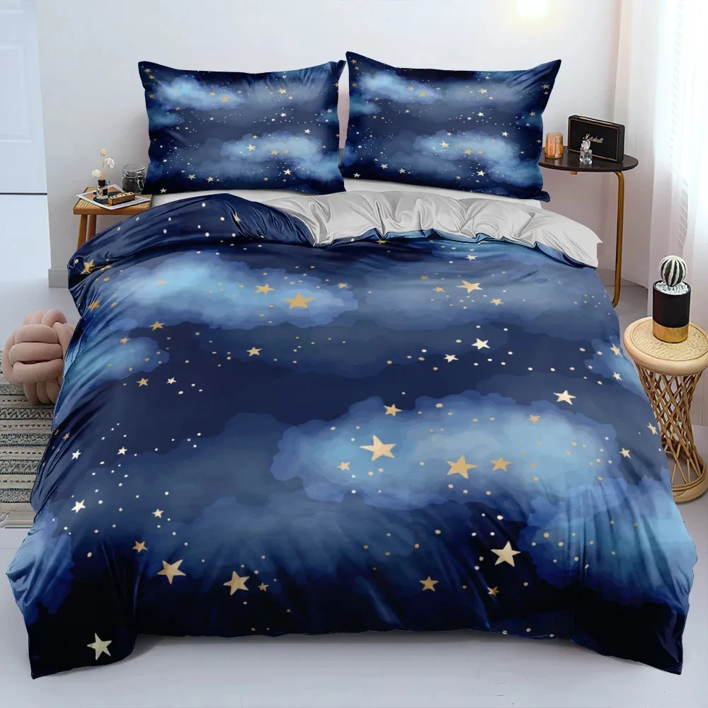 Luxury Galaxy Dark Blue Comfor – обзор и цена Galaxy Home Textiles